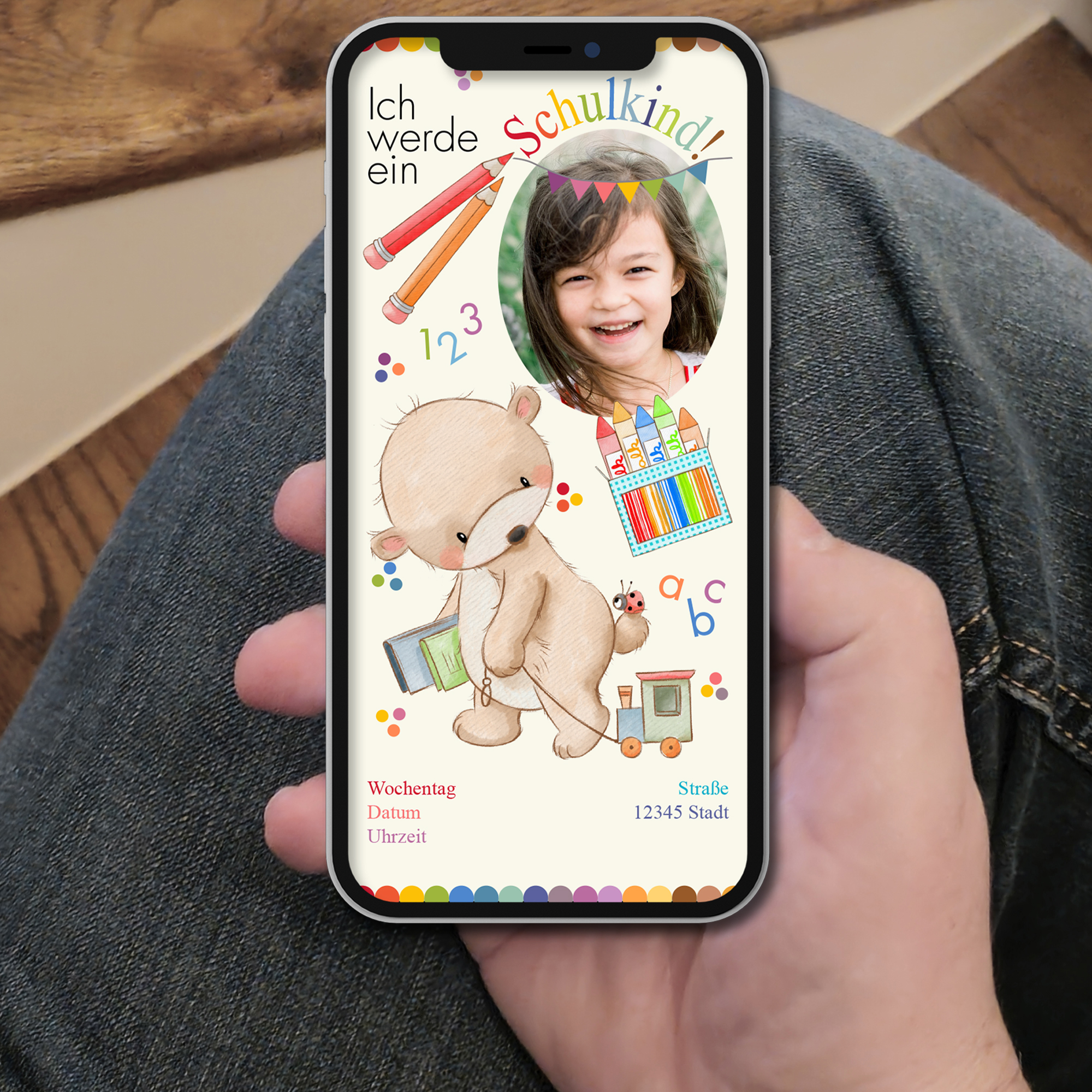 Ecard Einschulung Bär [Digital] – Bild 7
