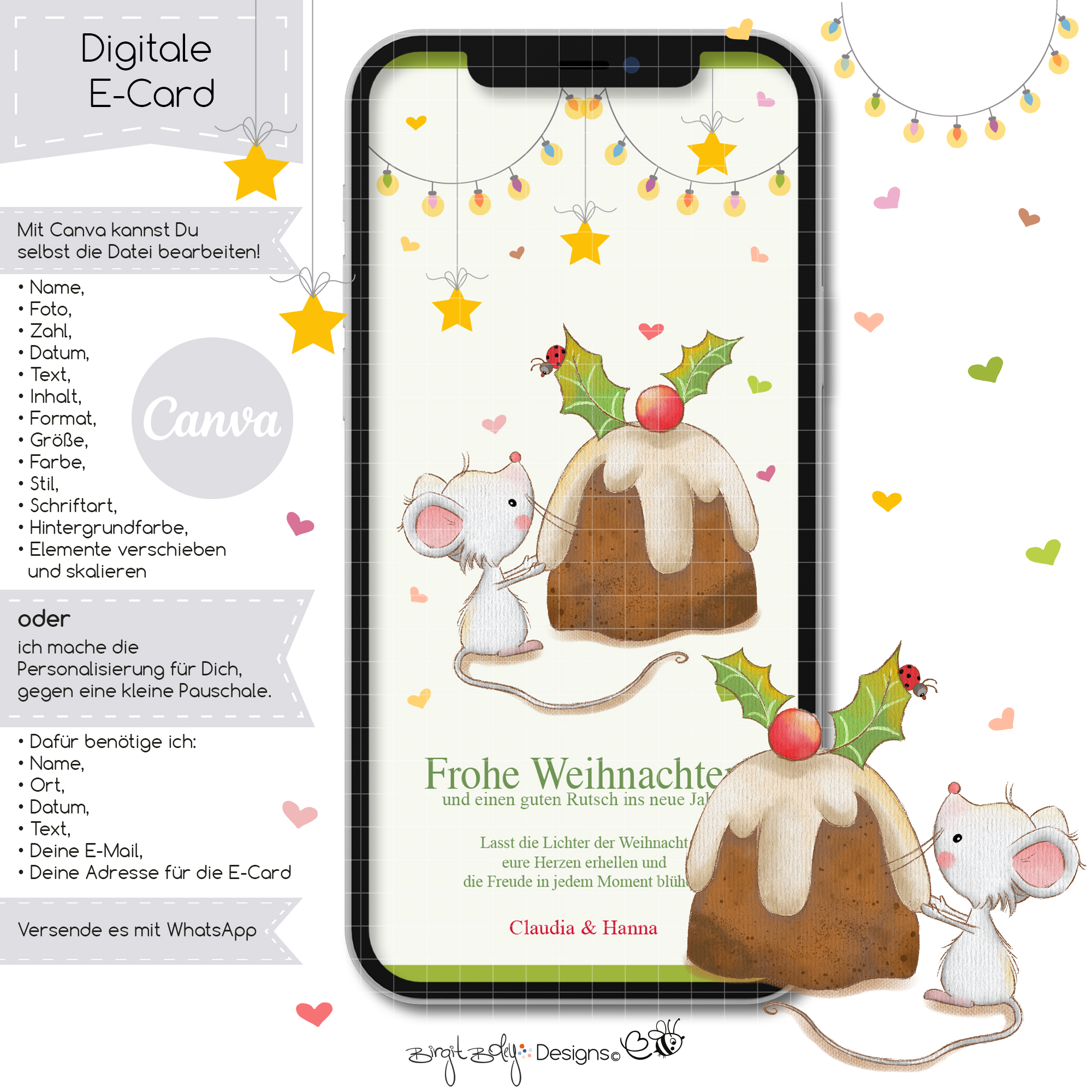 Ecard Weihnachtsgrüße Fips Weihnachten 01 [Digital] – Bild 3