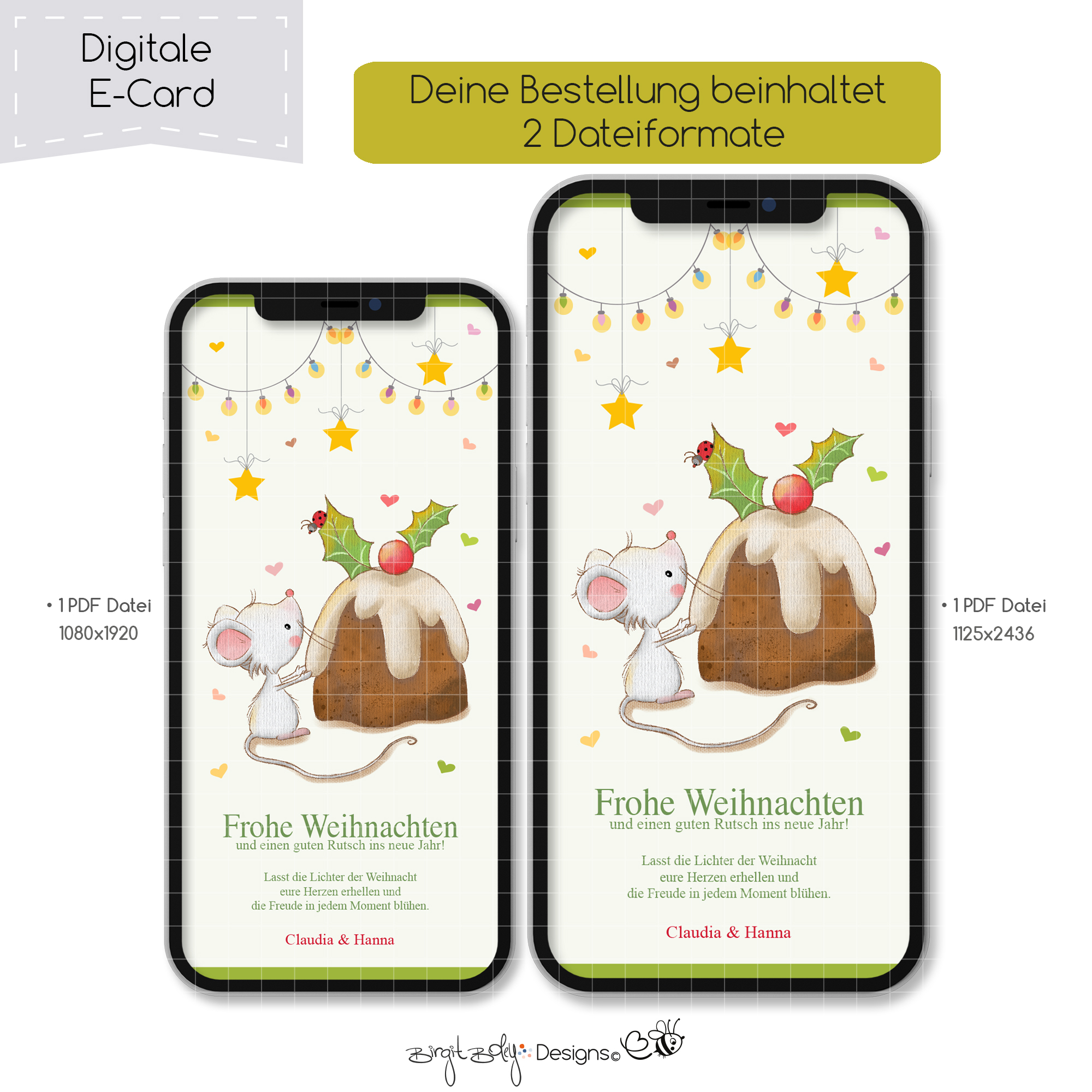 Ecard Weihnachtsgrüße Fips Weihnachten 01 [Digital] – Bild 4