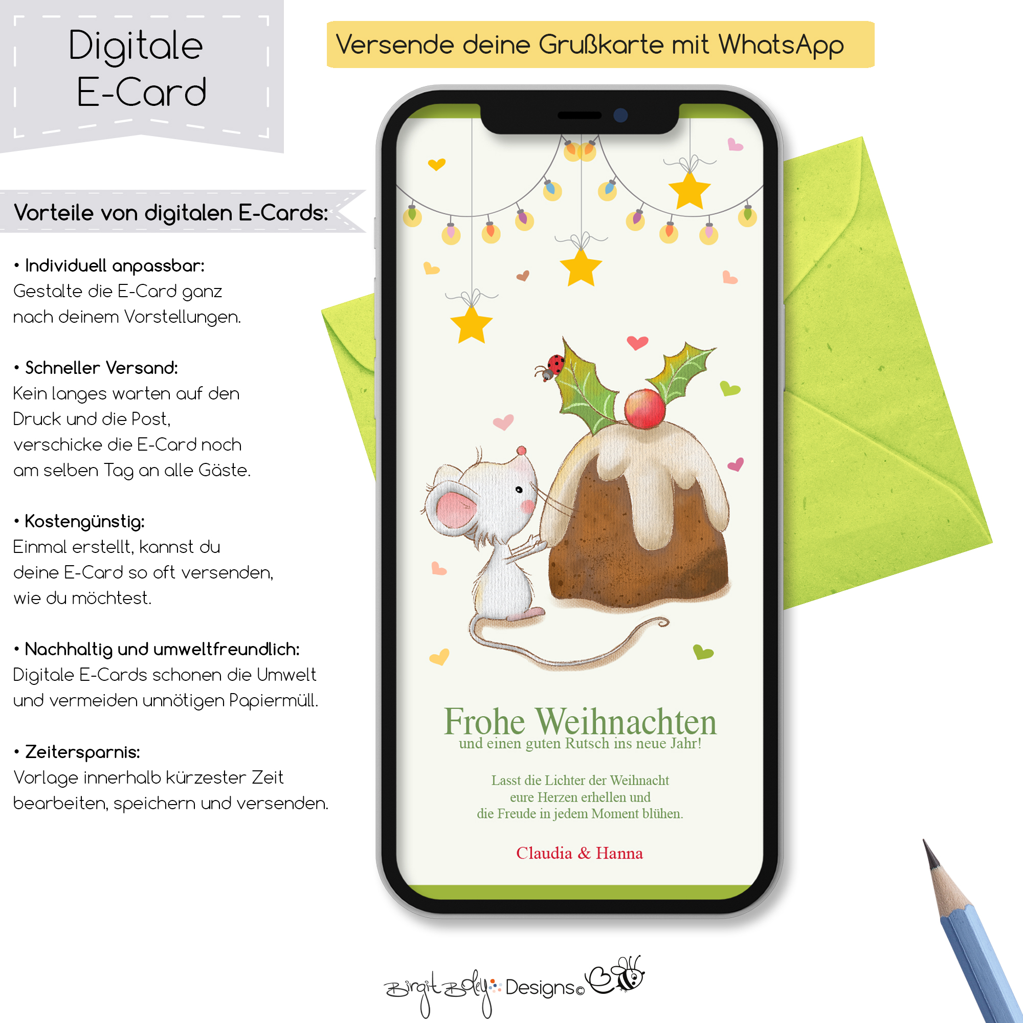 Ecard Weihnachtsgrüße Fips Weihnachten 01 [Digital] – Bild 5