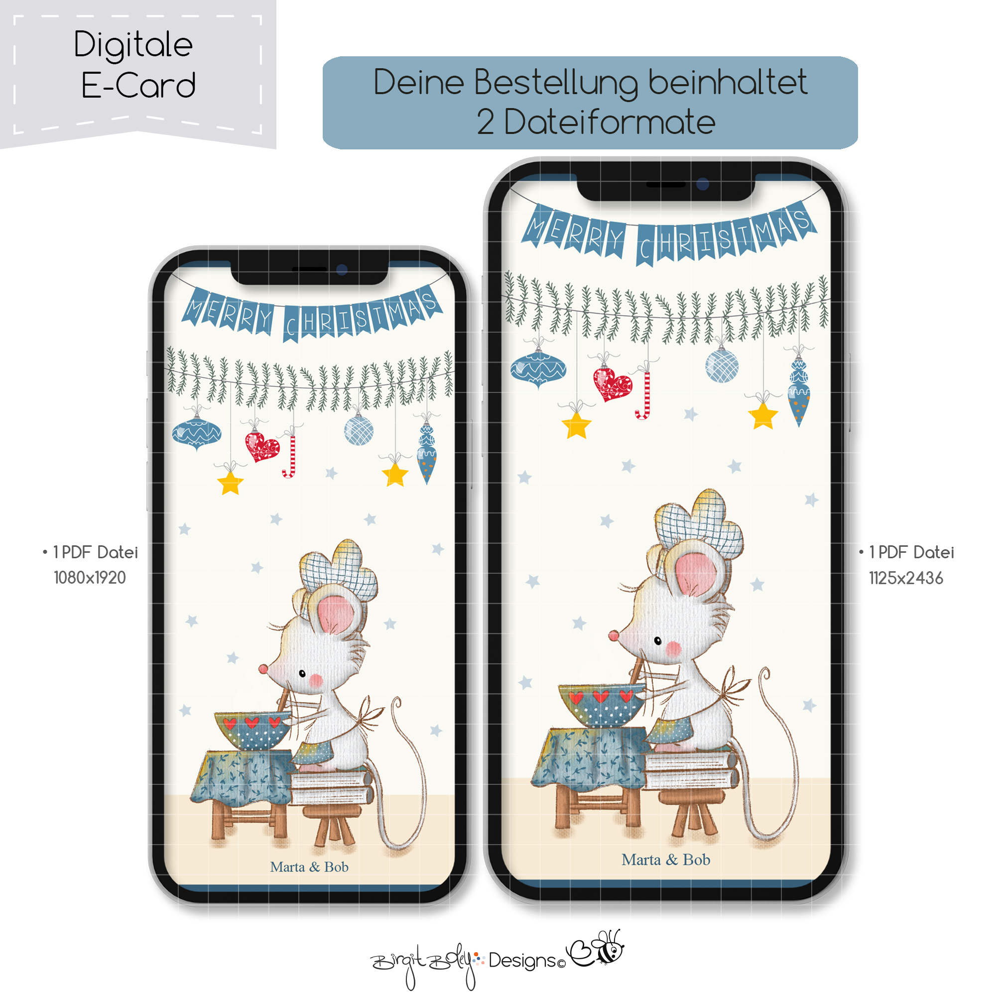 Ecard Weihnachtsgrüße Fips Weihnachten 02 [Digital] – Bild 4