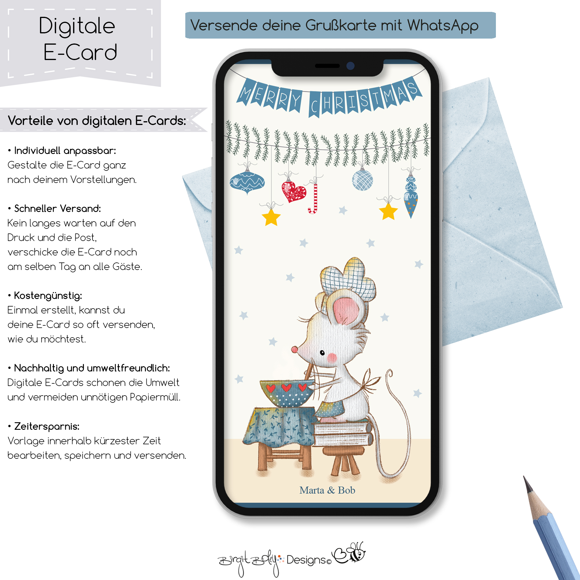 Ecard Weihnachtsgrüße Fips Weihnachten 02 [Digital] – Bild 5