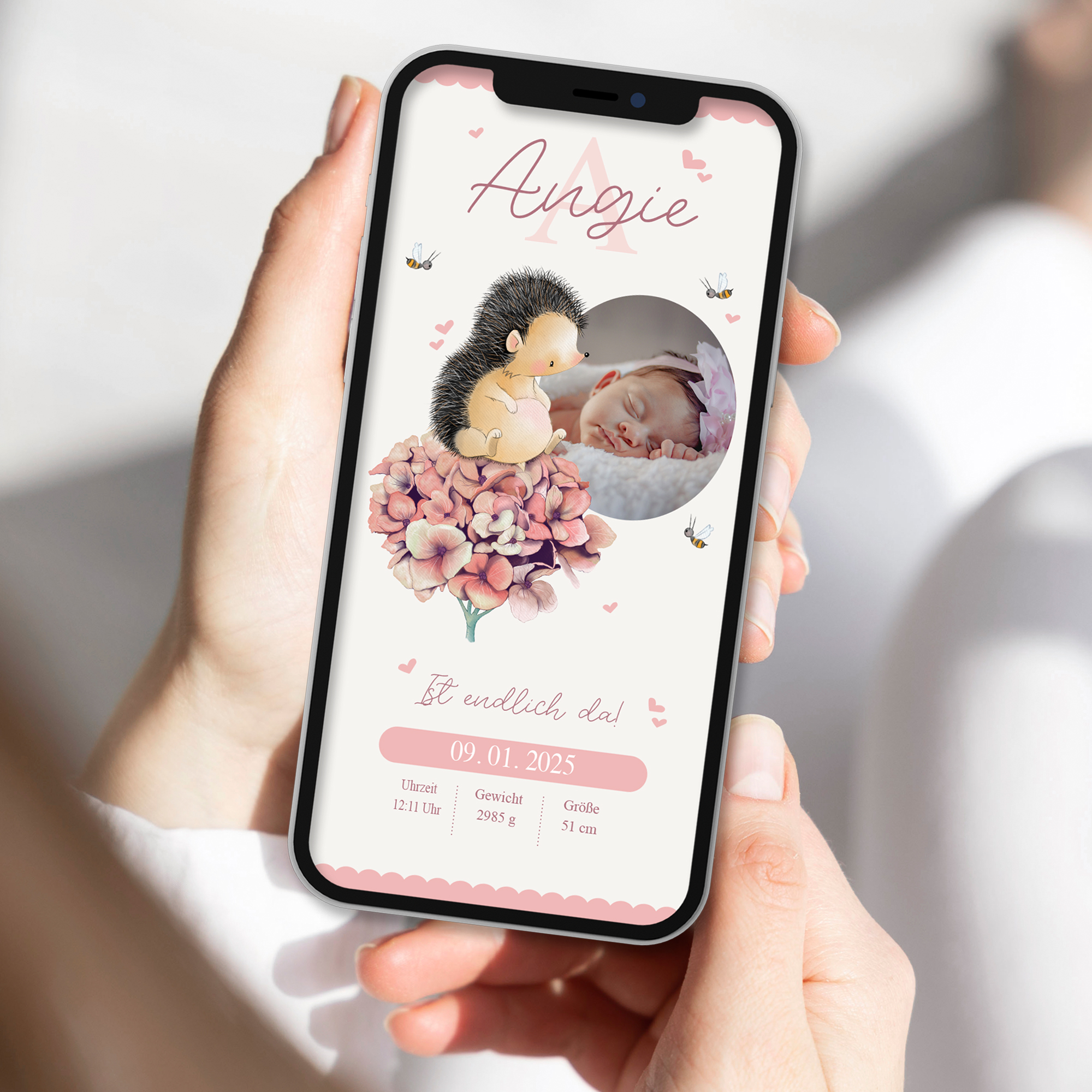 Ecard Geburtsanzeige Ivy [Digital] – Bild 2