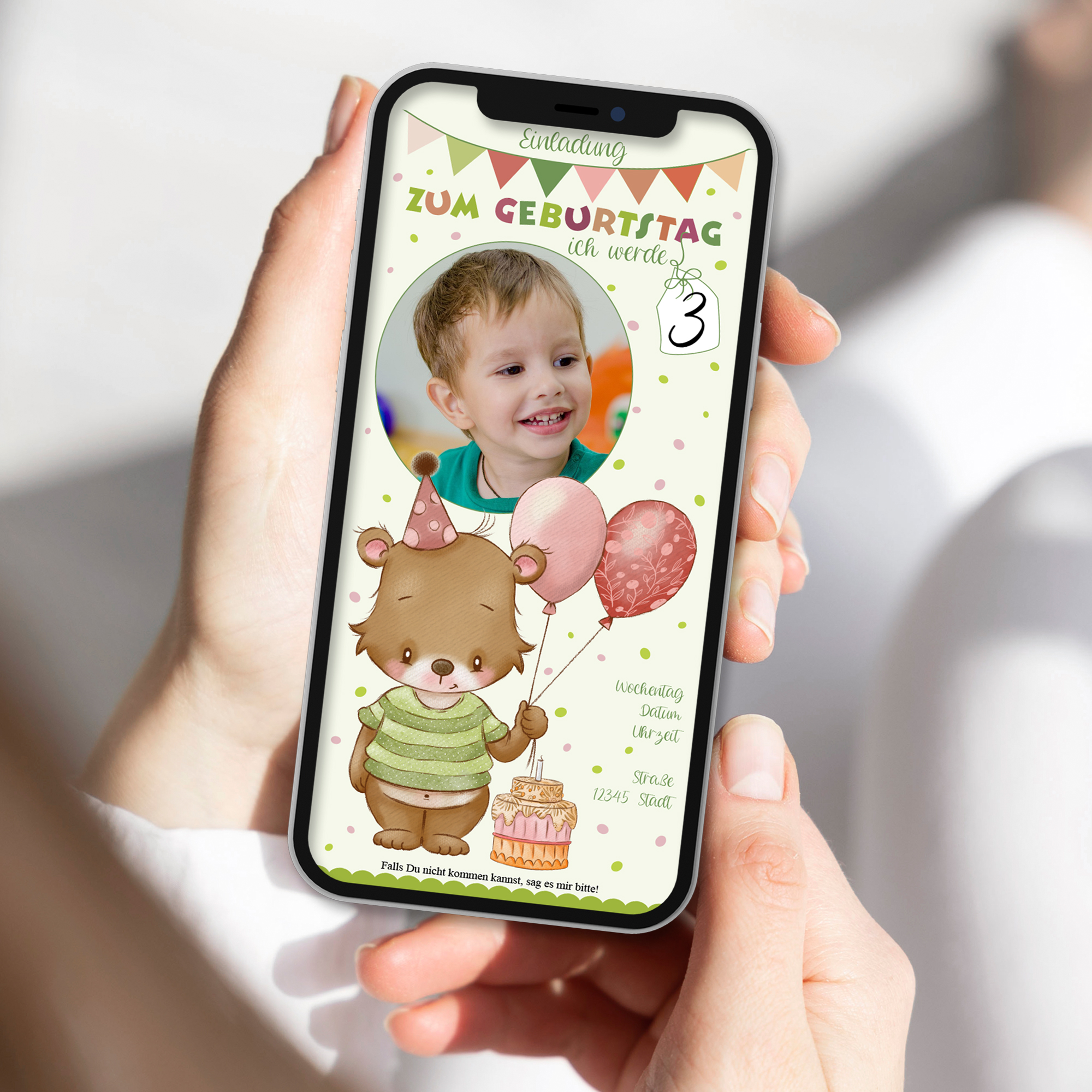 Ecard Geburtstag Bärchen [Digital] – Bild 2