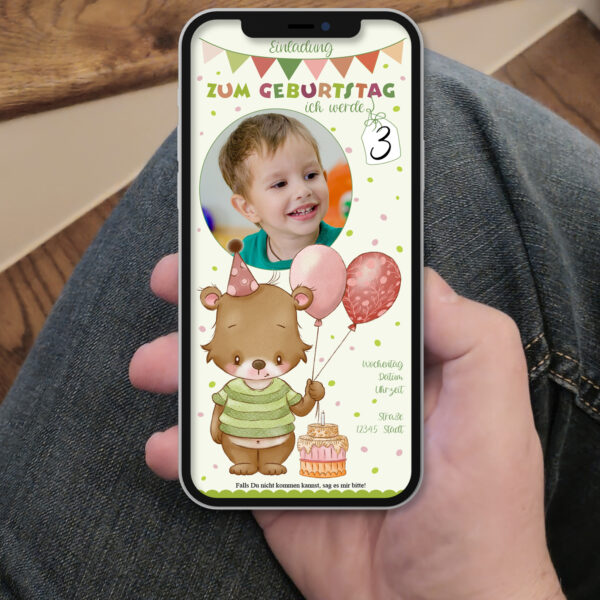 Ecard Geburtstag Bärchen [Digital] – Bild 7