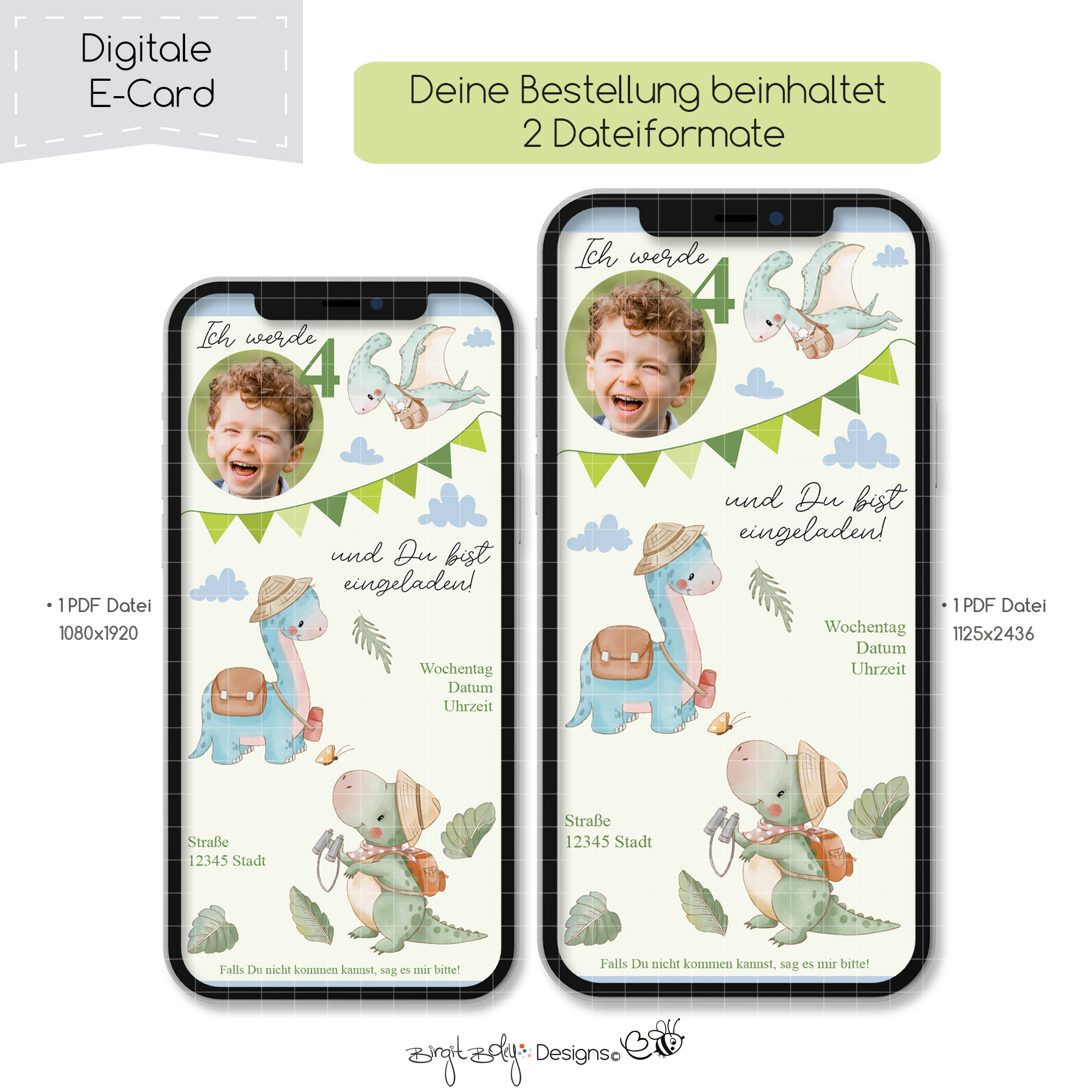 Ecard Geburtstag Dinos Safari [Digital] – Bild 4