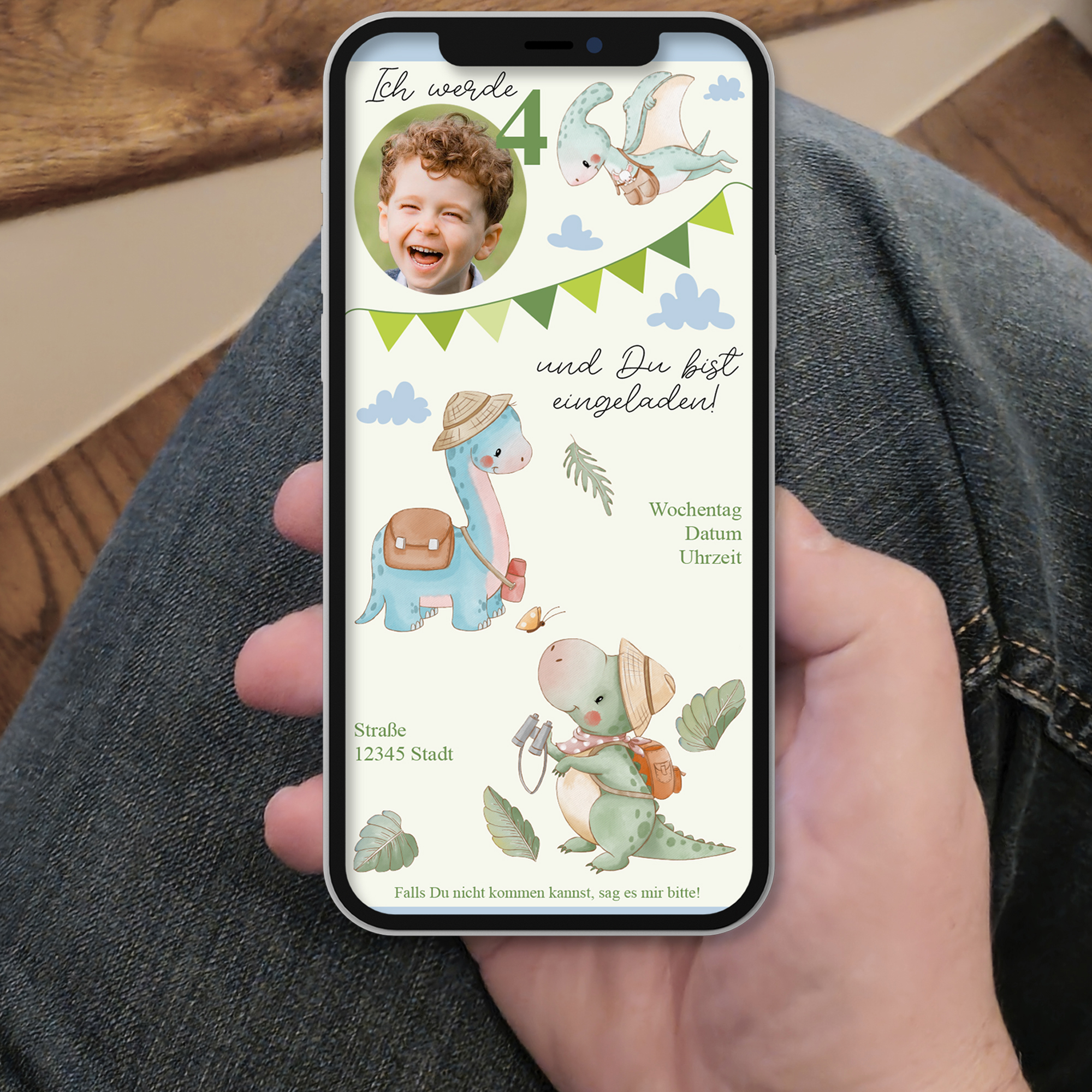 Ecard Geburtstag Dinos Safari [Digital] – Bild 2