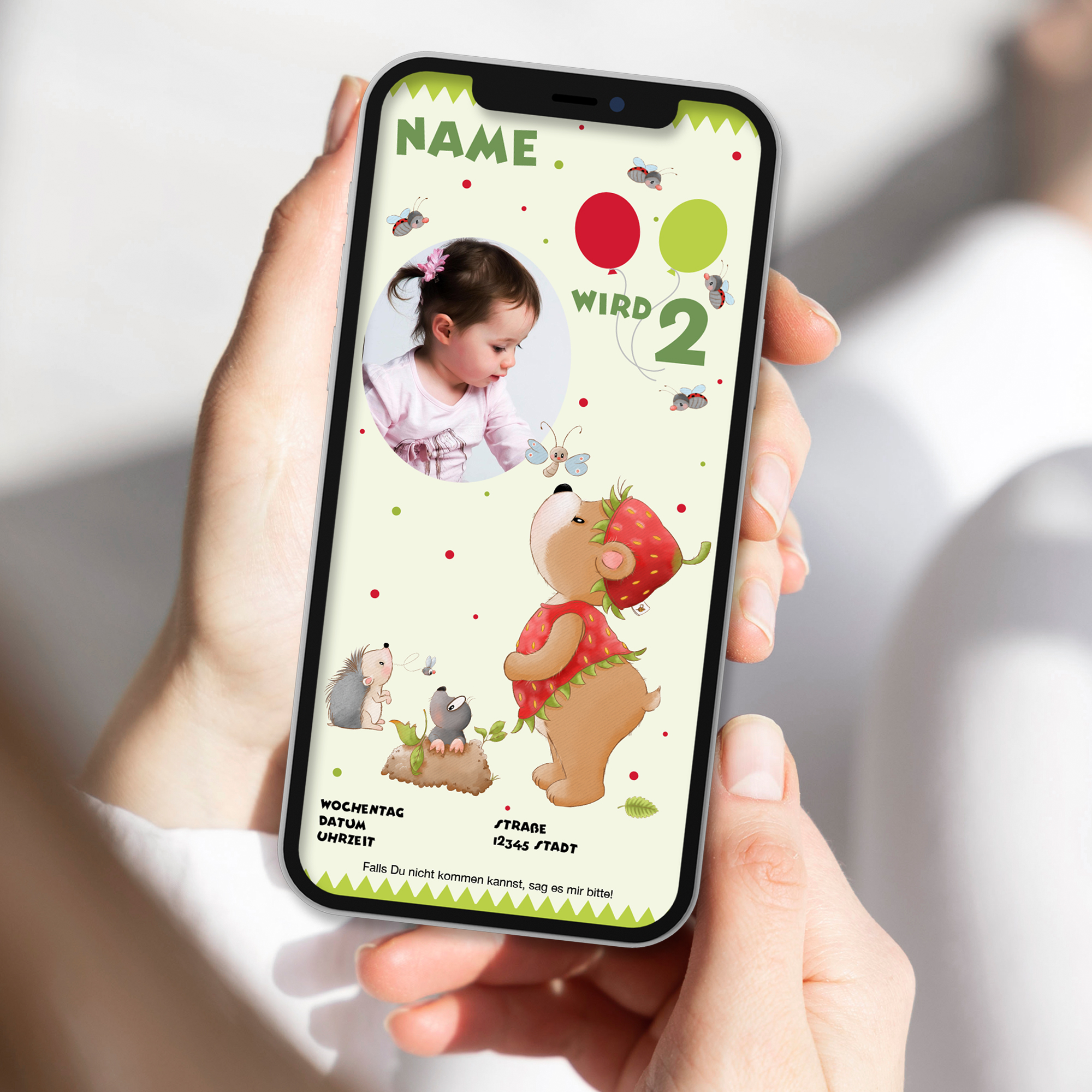 Ecard Geburtstag Erdbärchen und Freunde [Digital] – Bild 2