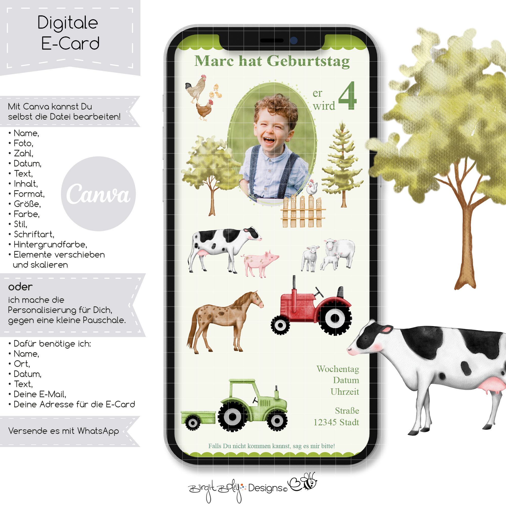 Ecard Geburtstag Farm [Digital] – Bild 3