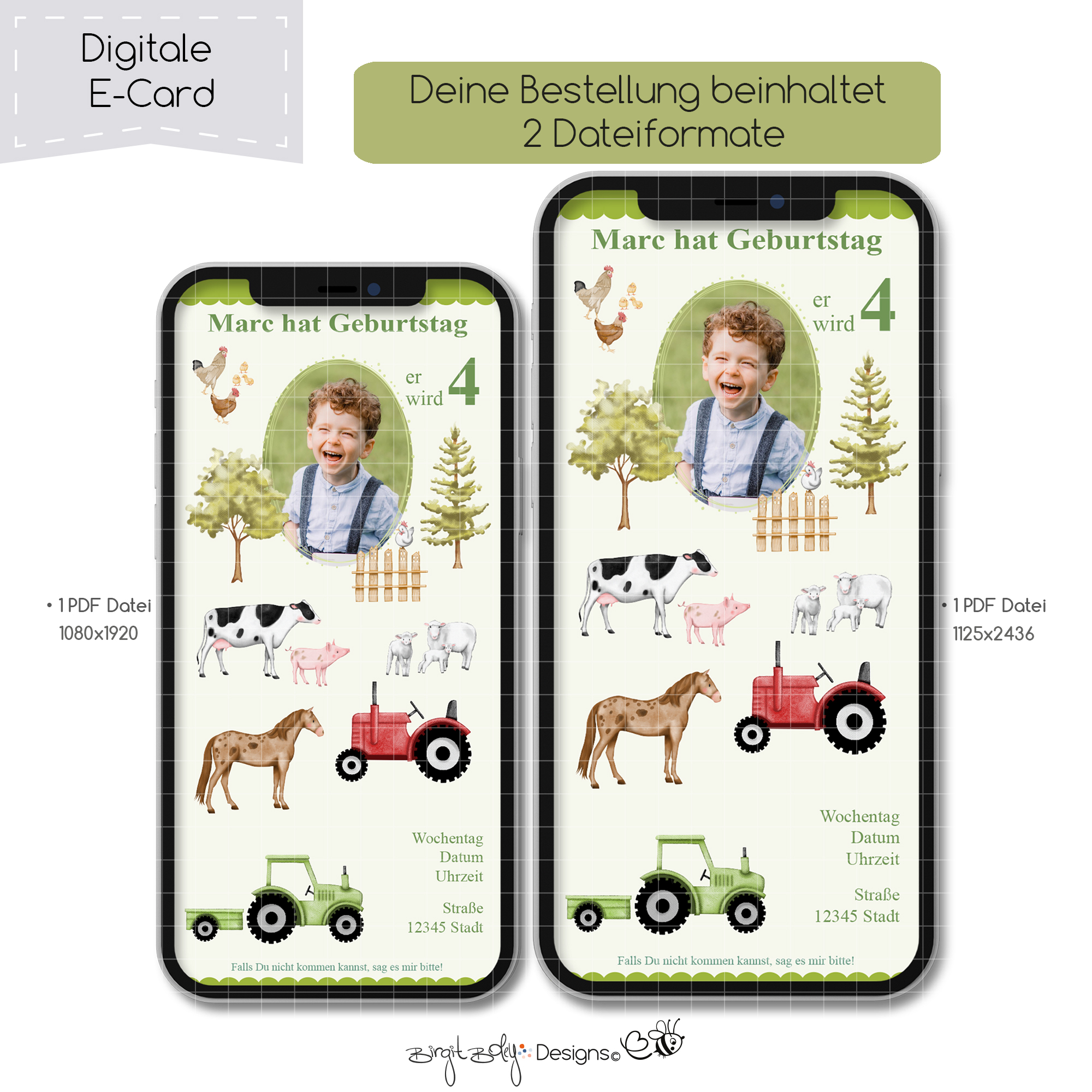 Ecard Geburtstag Farm [Digital] – Bild 4