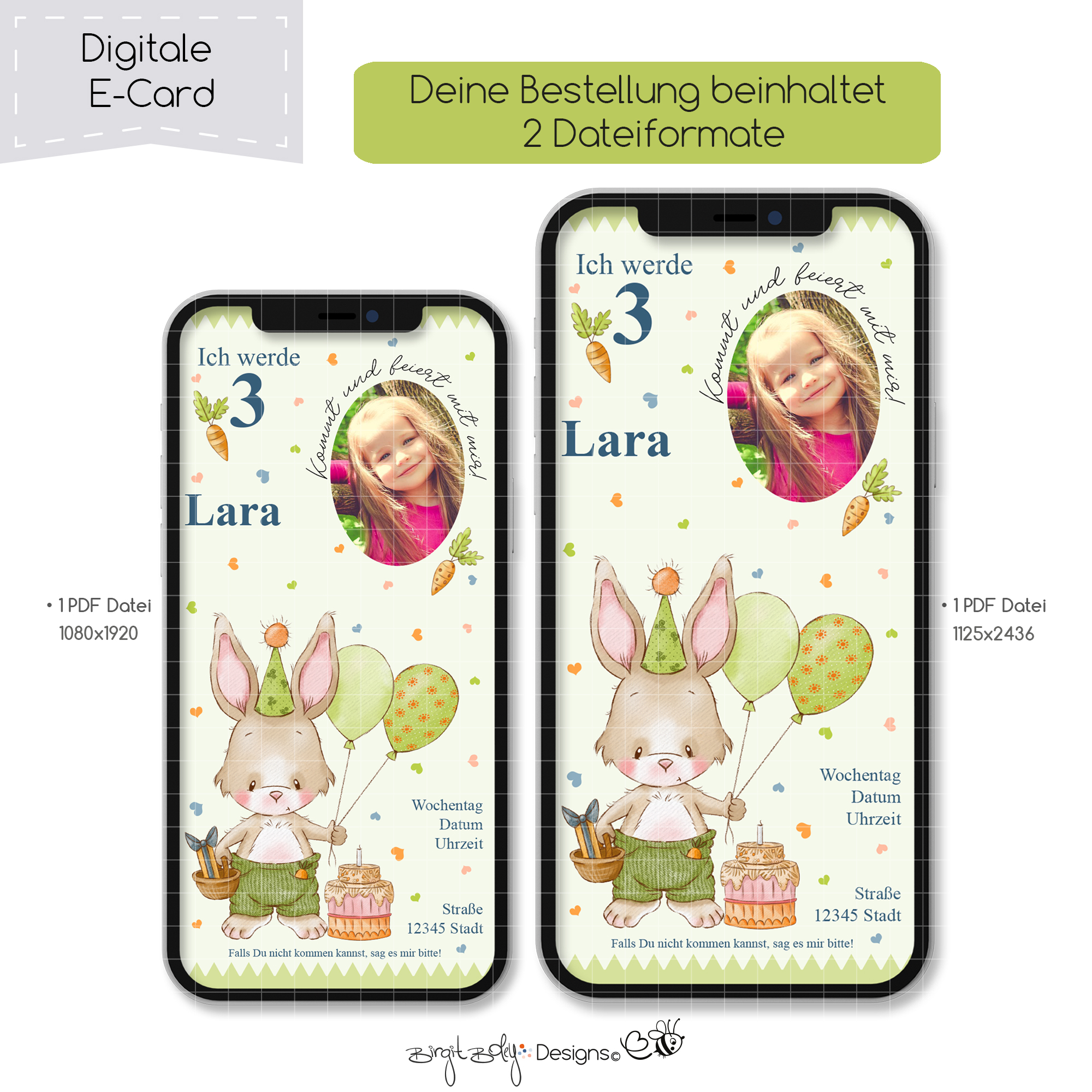 Ecard Geburtstag Hasi [Digital] – Bild 4