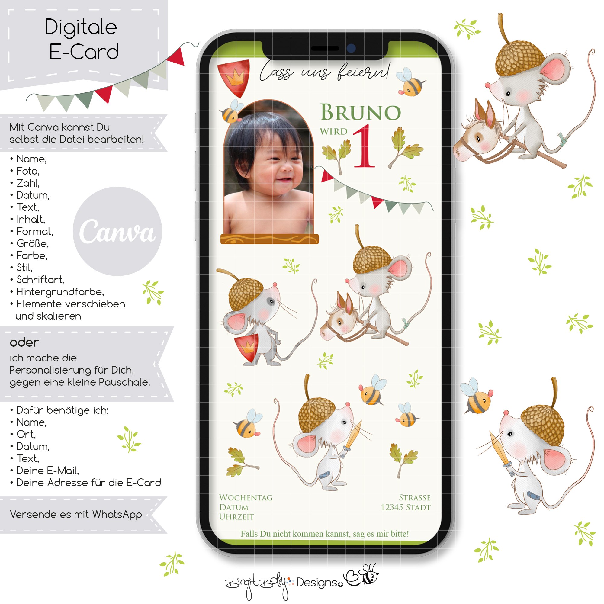 Ecard Geburtstag Knight Of The Acorn [Digital] – Bild 3