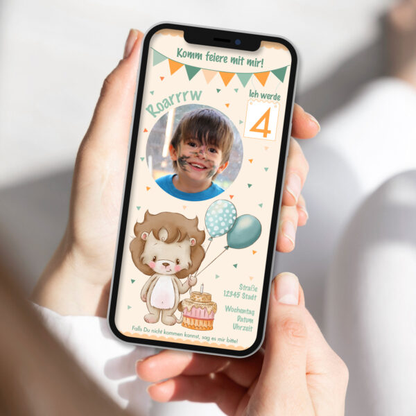 Ecard Geburtstag Löwe [Digital] – Bild 2