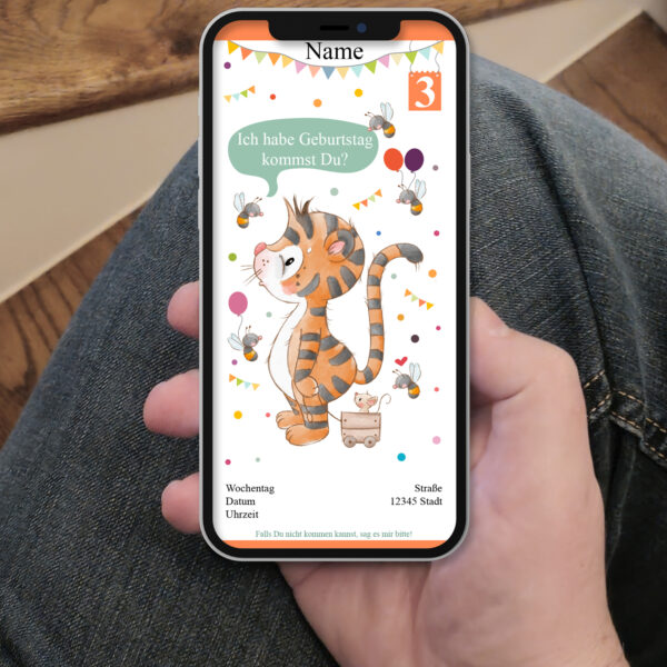 Ecard Geburtstag Tiger [Digital] – Bild 7