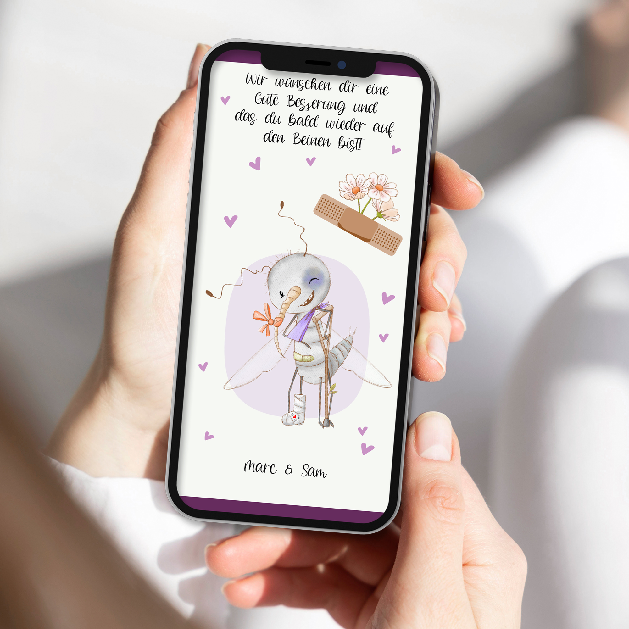 Ecard gute Besserung Billie The Mosquito [Digital] – Bild 2