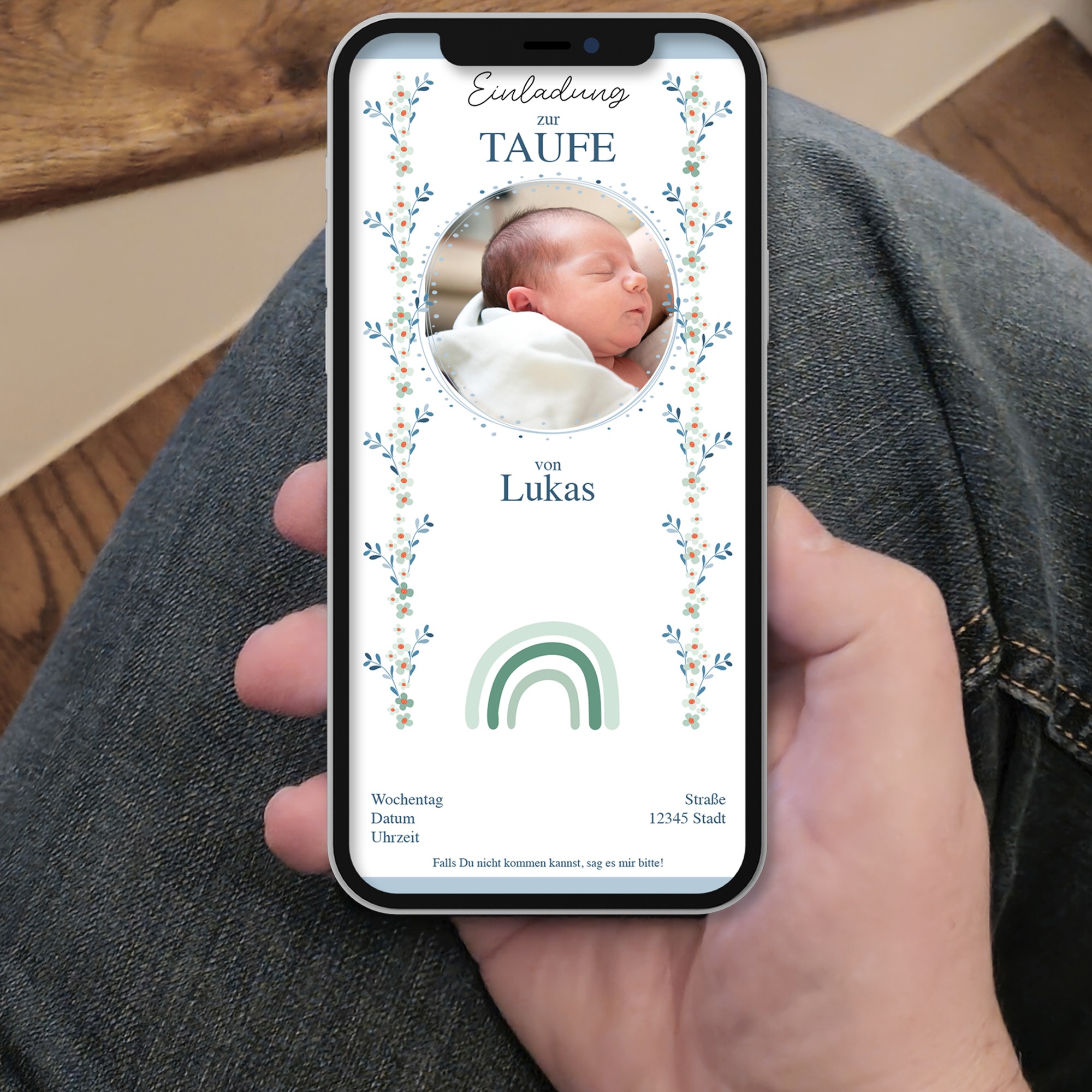 Ecard Taufe Regenbogen Boy [Digital] – Bild 7