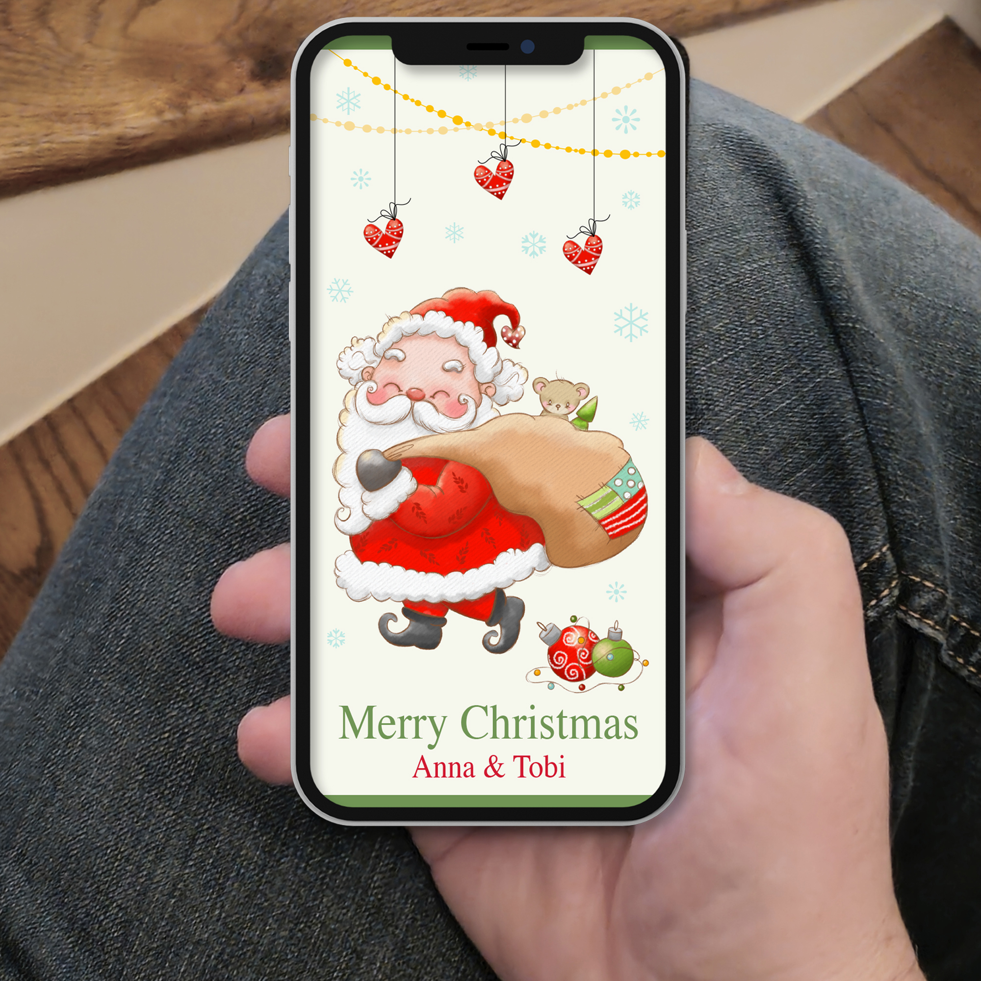 Ecard Weihnachtsgrüße Weihnachtsmann 03 [Digital] – Bild 7