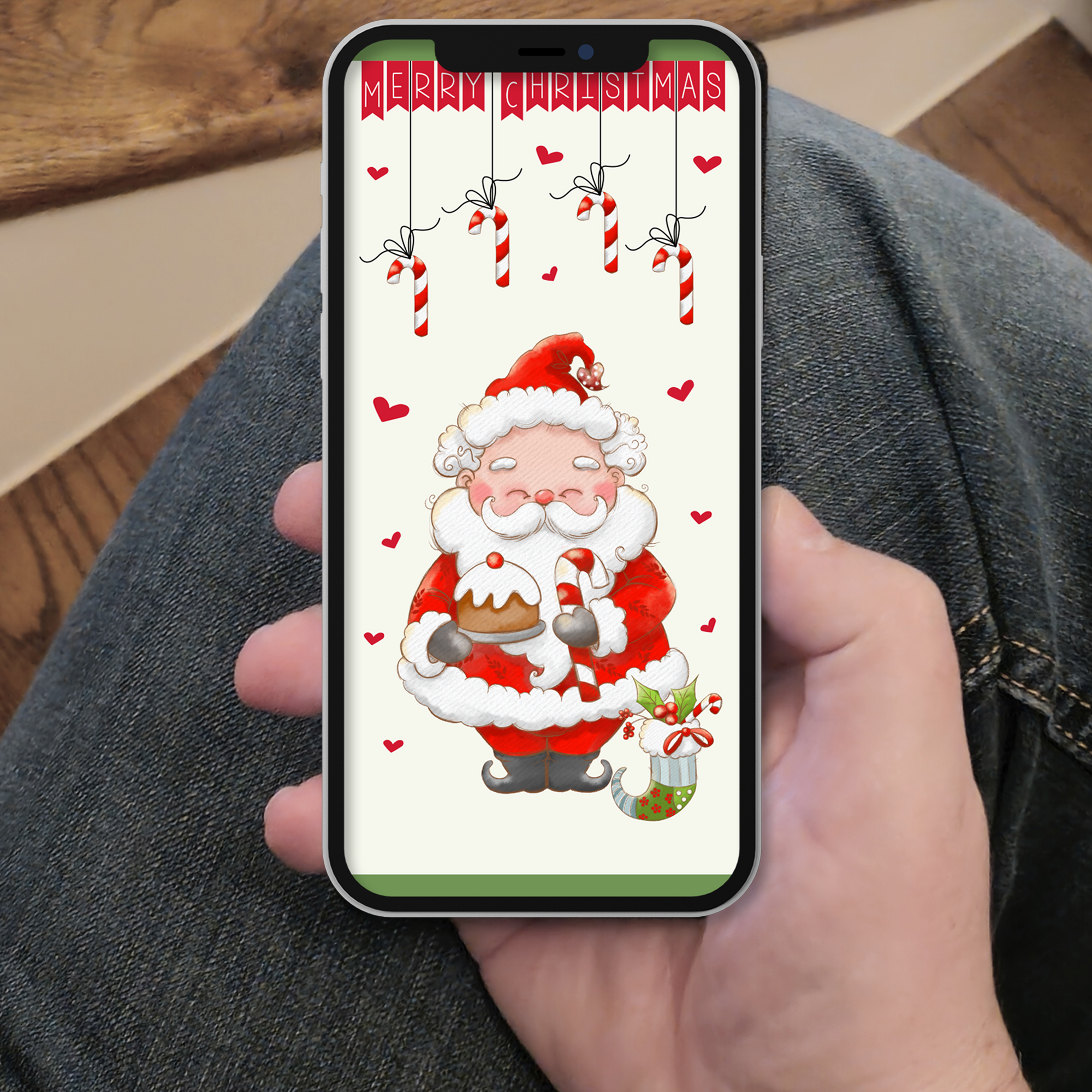 Ecard Weihnachtsgrüße Weihnachtsmann 04 [Digital] – Bild 7