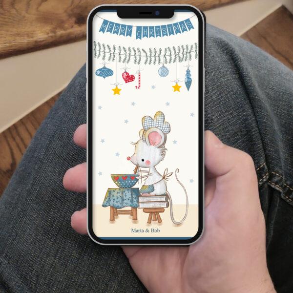 Ecard Weihnachtsgrüße Fips Weihnachten 02 [Digital] – Bild 2