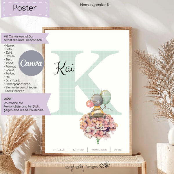 Namensposter K [Digital] – Bild 2