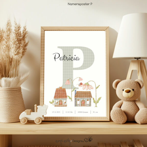 Namensposter P [Digital] – Bild 3