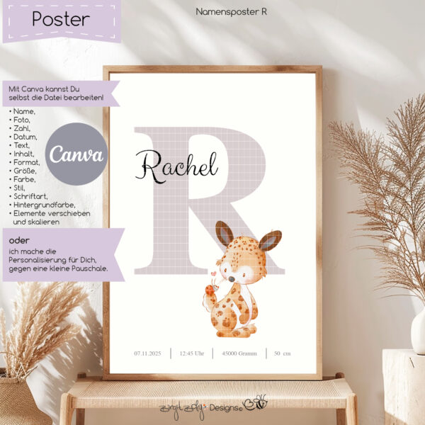 Namensposter R [Digital] – Bild 2