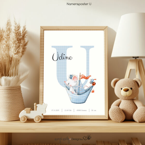 Namensposter U [Digital] – Bild 3