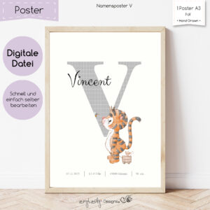 Namensposter V [Digital]