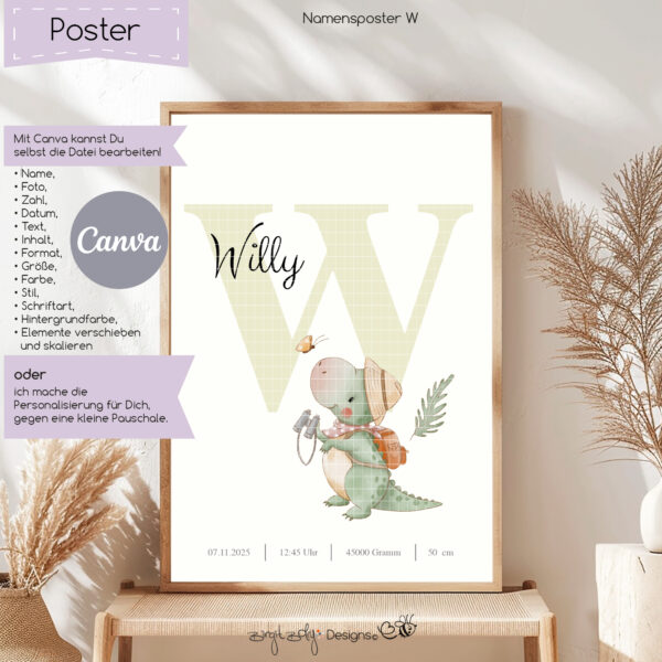 Namensposter W [Digital] – Bild 2