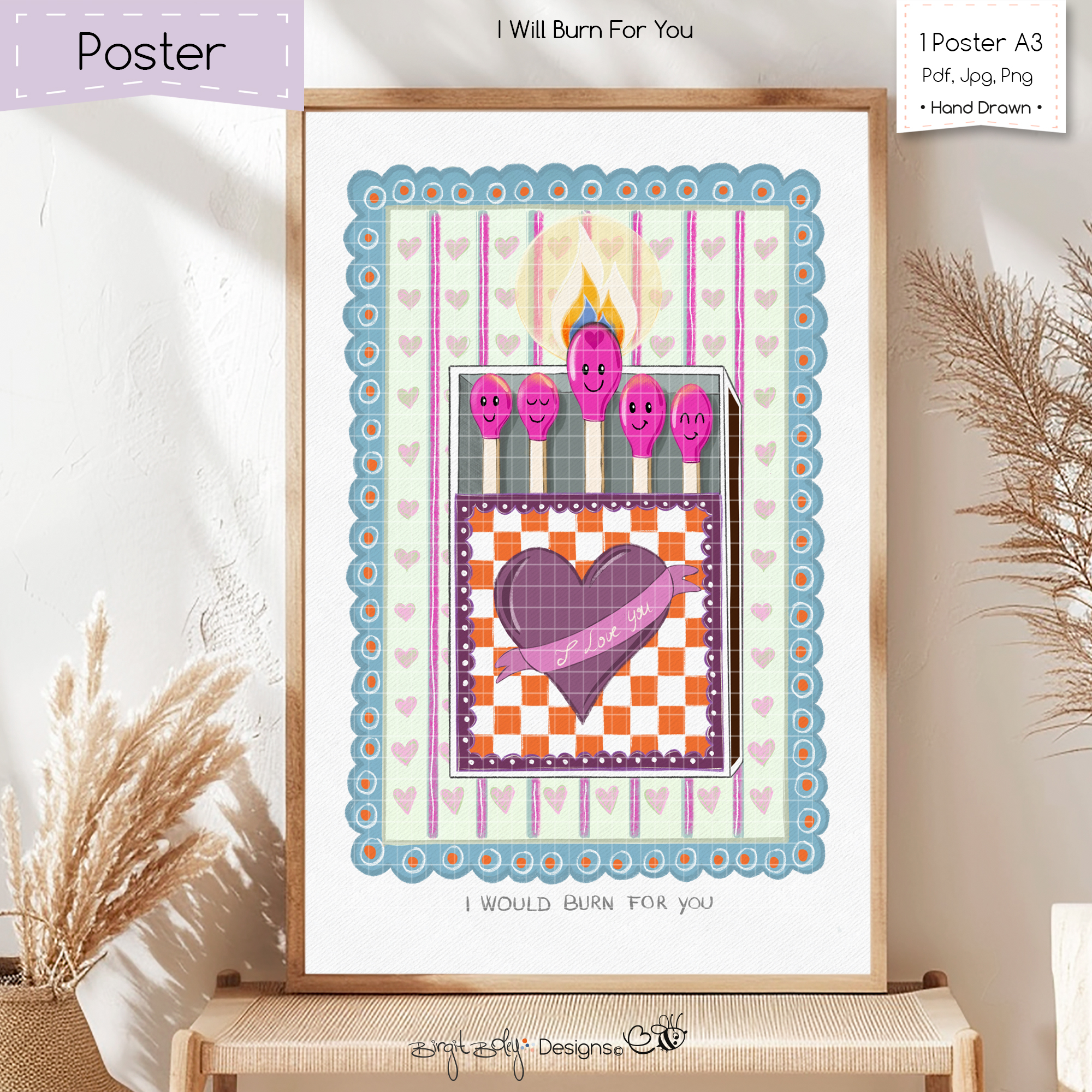 Poster I Will Burn For You [Digital] – Bild 2