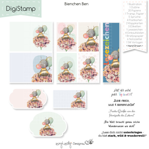 Digistamp Bienchen Ben [Digital] – Bild 4