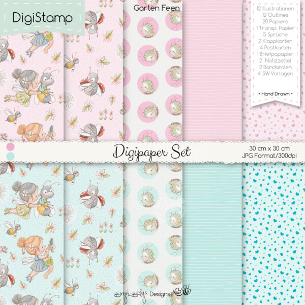 Digistamp Garten Feen [Digital] – Bild 3