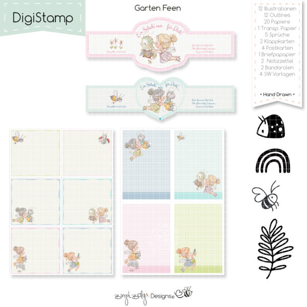 Digistamp Garten Feen [Digital] – Bild 5