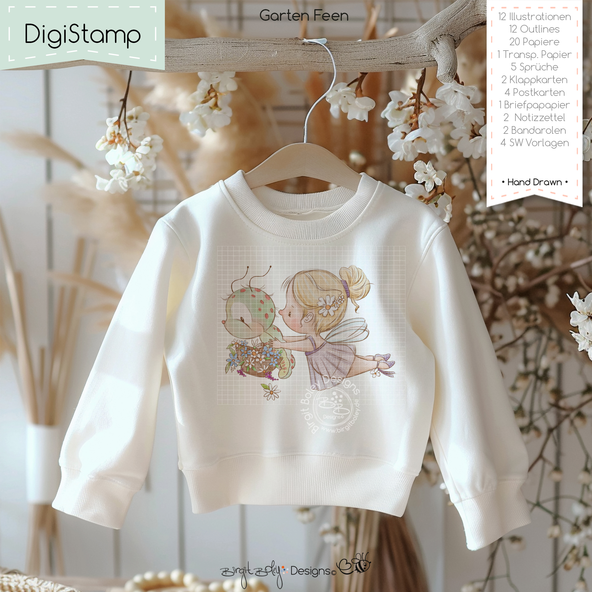 Digistamp Garten Feen [Digital] – Bild 6