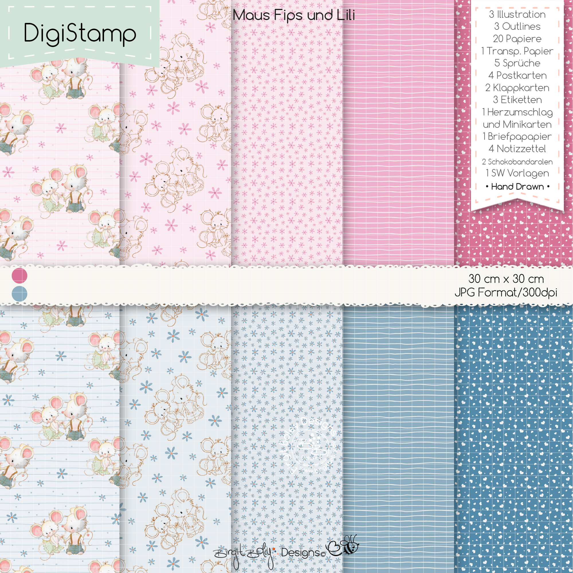 Digistamp Maus Fips und Lili [Digital] – Bild 2