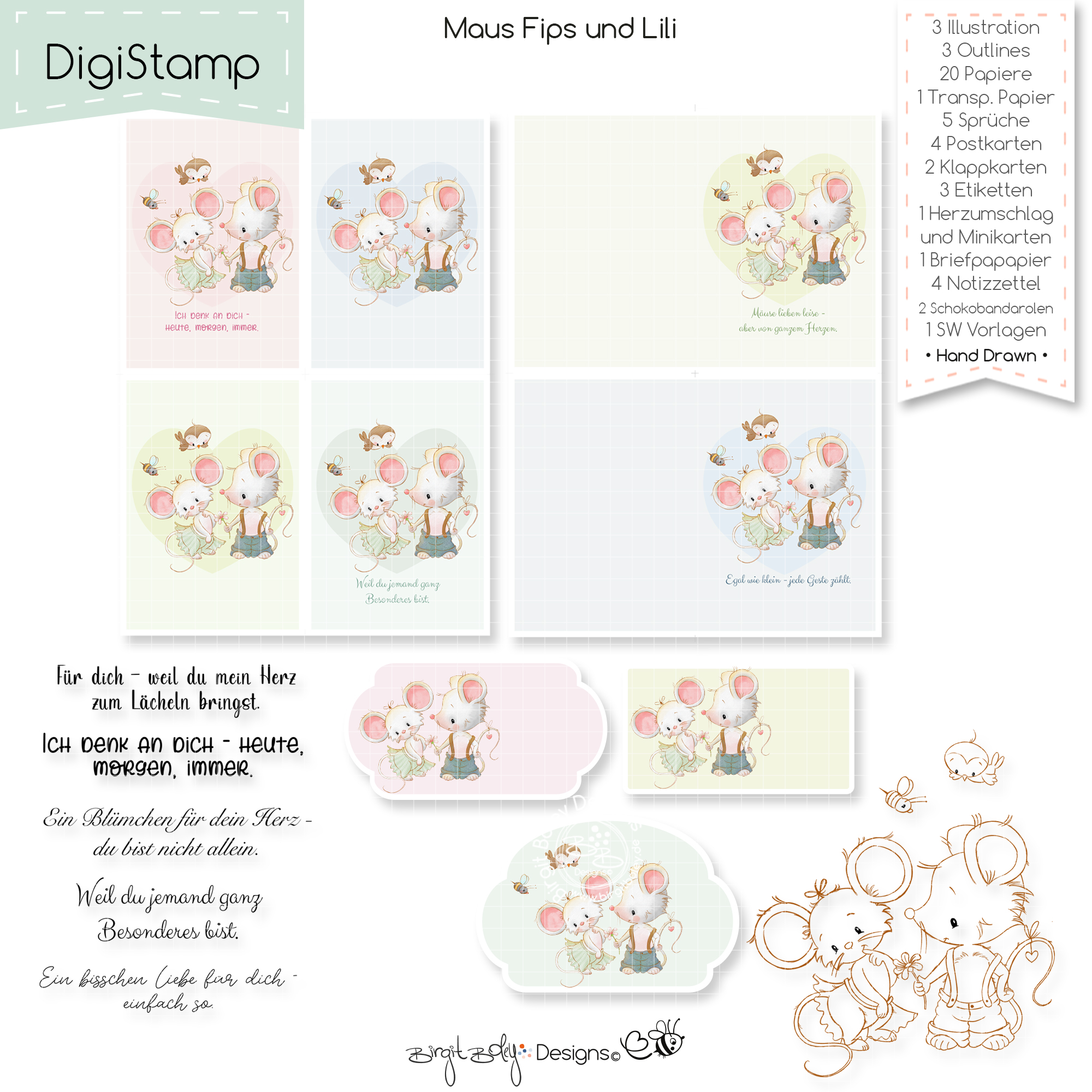 Digistamp Maus Fips und Lili [Digital] – Bild 4