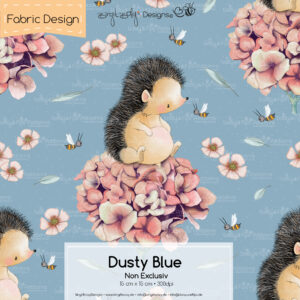 Stoffdesign Ivy • Dusty Blue • Non Exclusiv [Digital]