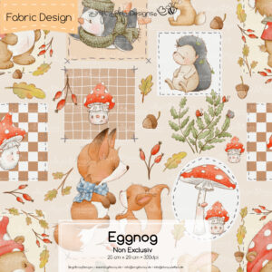 Stoffdesign Herbst • Eggnog • Non Exclusiv [Digital]