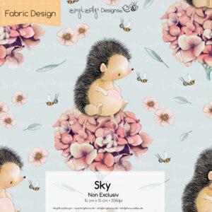 Stoffdesign Ivy • Sky • Non Exclusiv [Digital]