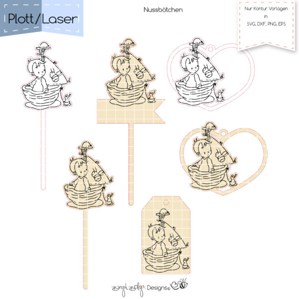 PlottLaser Nussbötchen [Digital] – Bild 2
