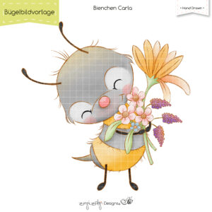 Bügelbildvorlage Bienchen Carla [Digital]