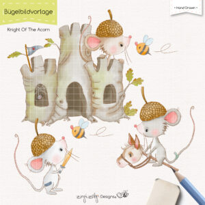 Bügelbildvorlage Knight Of The Acorn [Digital]