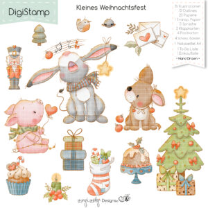 Digistamp Kleines Weihnachtsfest [Digital]