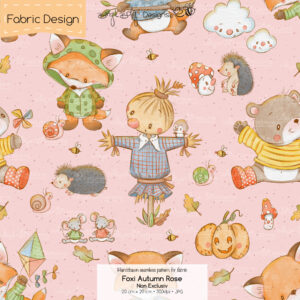 Stoffdesign Foxi Autumn • Rose • Non Exclusiv [Digital]