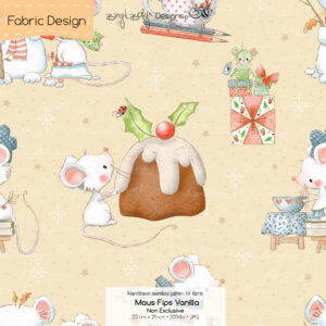 Stoffdesign Maus Fips Weihnachten • Vanilla • Non Exclusive [Digital]