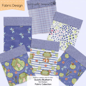 Stoffdesign Quacky  Collection • Blueberry • Non Exclusiv [Digital]