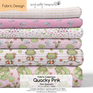 Stoffdesign Quacky  Collection • Pink • Non Exclusiv [Digital]
