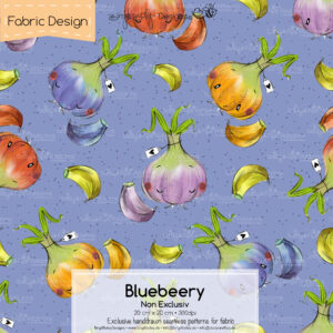 Stoffdesign Knoffi• Bluebeery • Non Exclusiv [Digital]