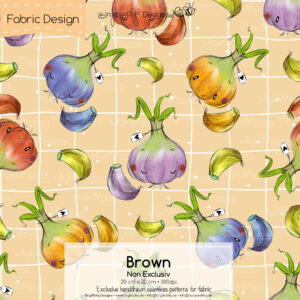 Stoffdesign Knoffi• Brown • Non Exclusiv [Digital]