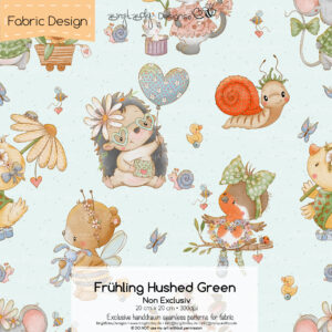 Stoffdesign Frühling • Hushed Green • Non Exclusiv [Digital]